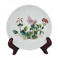 1016   A  Fengcai "three autumns' flowers" dish